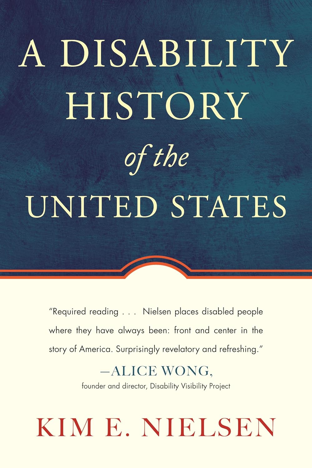 book cover for A Disability History of the United States