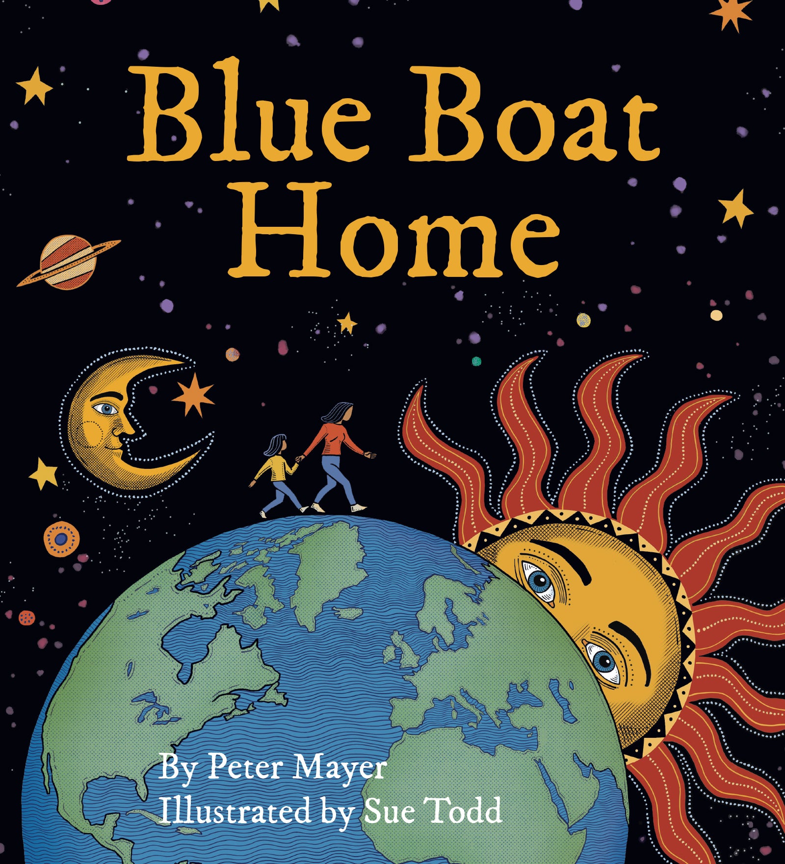 book cover for Blue Boat Home
