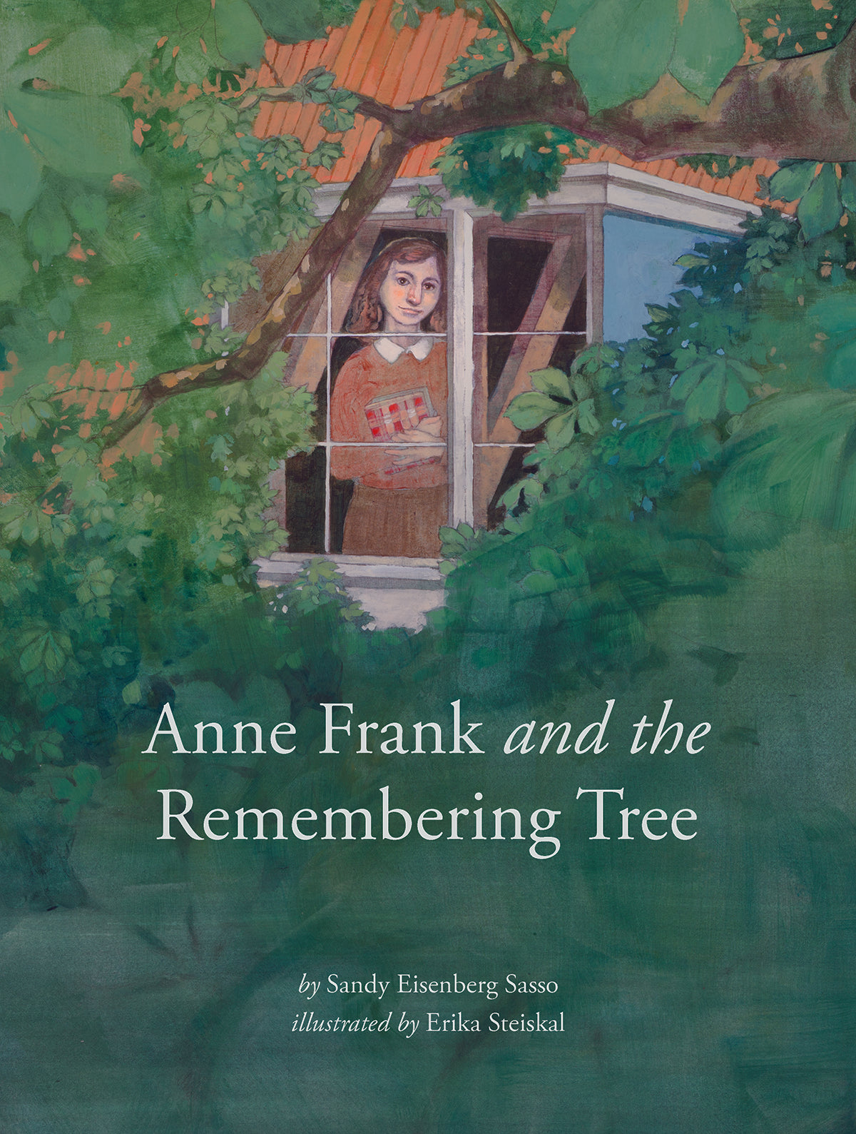 book cover for Anne Frank and the Remembering Tree