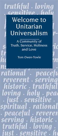 image of Welcome to Unitarian Universalism pamphlet