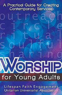 book cover for Worship for Young Adults