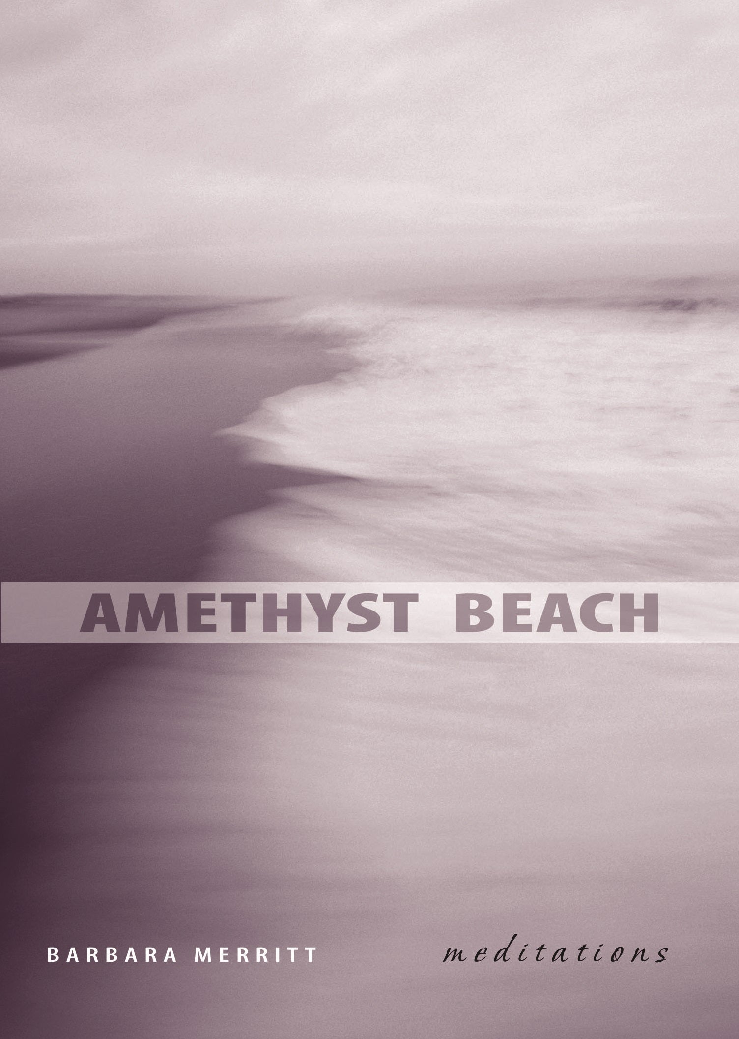 book cover for Amethyst Beach: Meditations