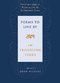 book cover for Poems to Live By in Troubling Times