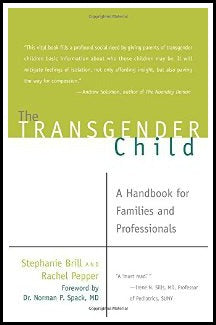 book cover for The Transgender Child