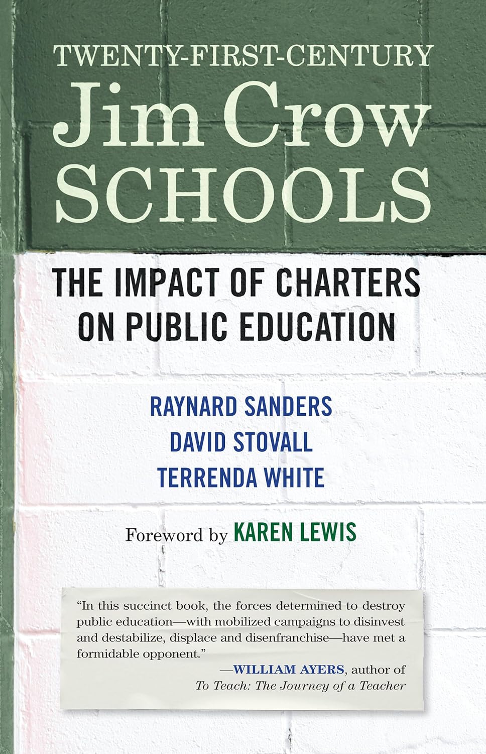 book cover for Twenty-First-Century Jim Crow Schools
