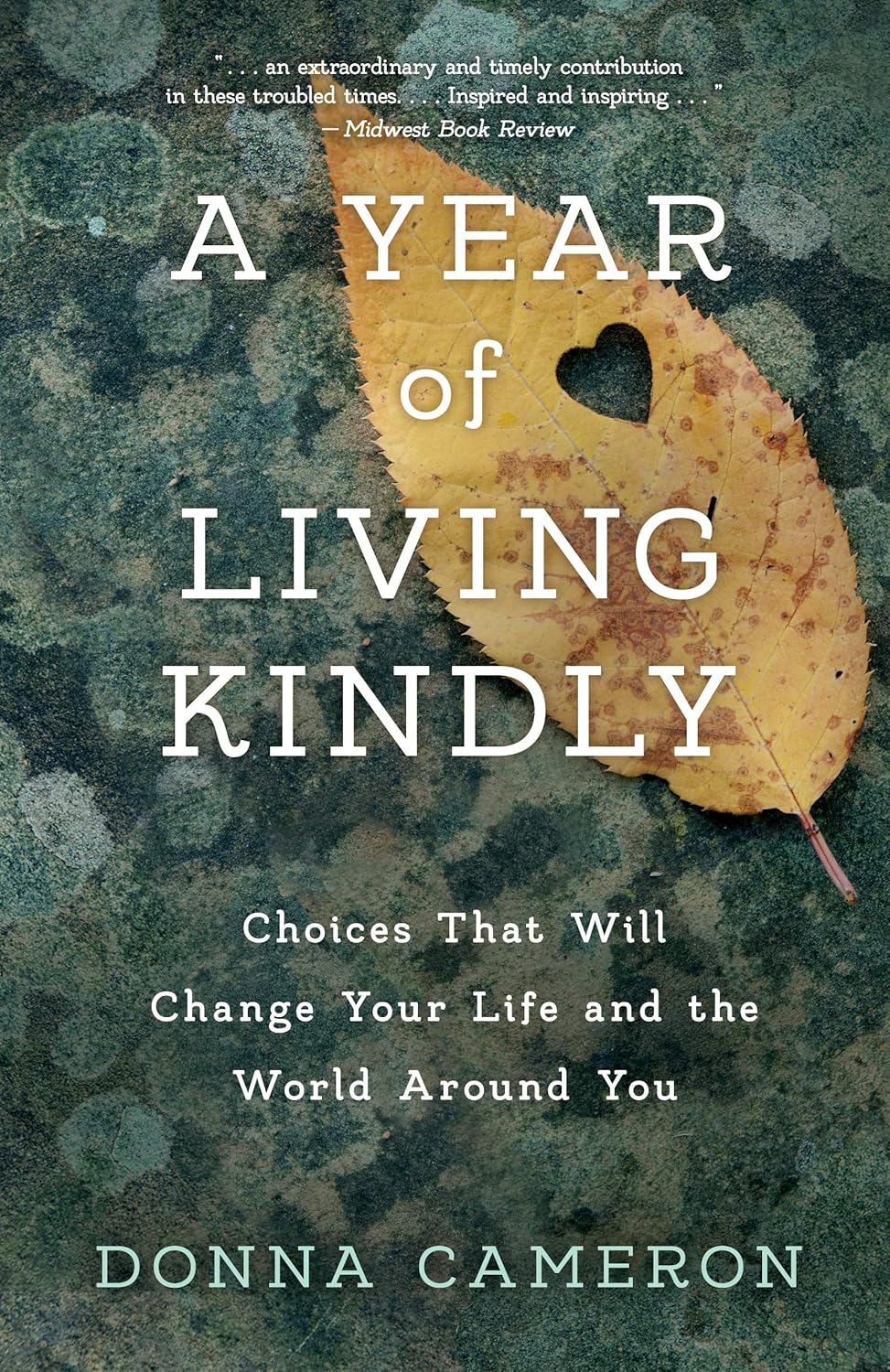 book cover for A Year of Living Kindly
