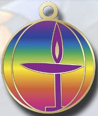 image of enamel Rainbow Chalice Pendant