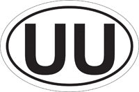 image of UU Oval Decal