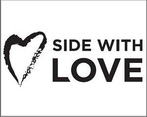 image of Side With Love temporary tattoo