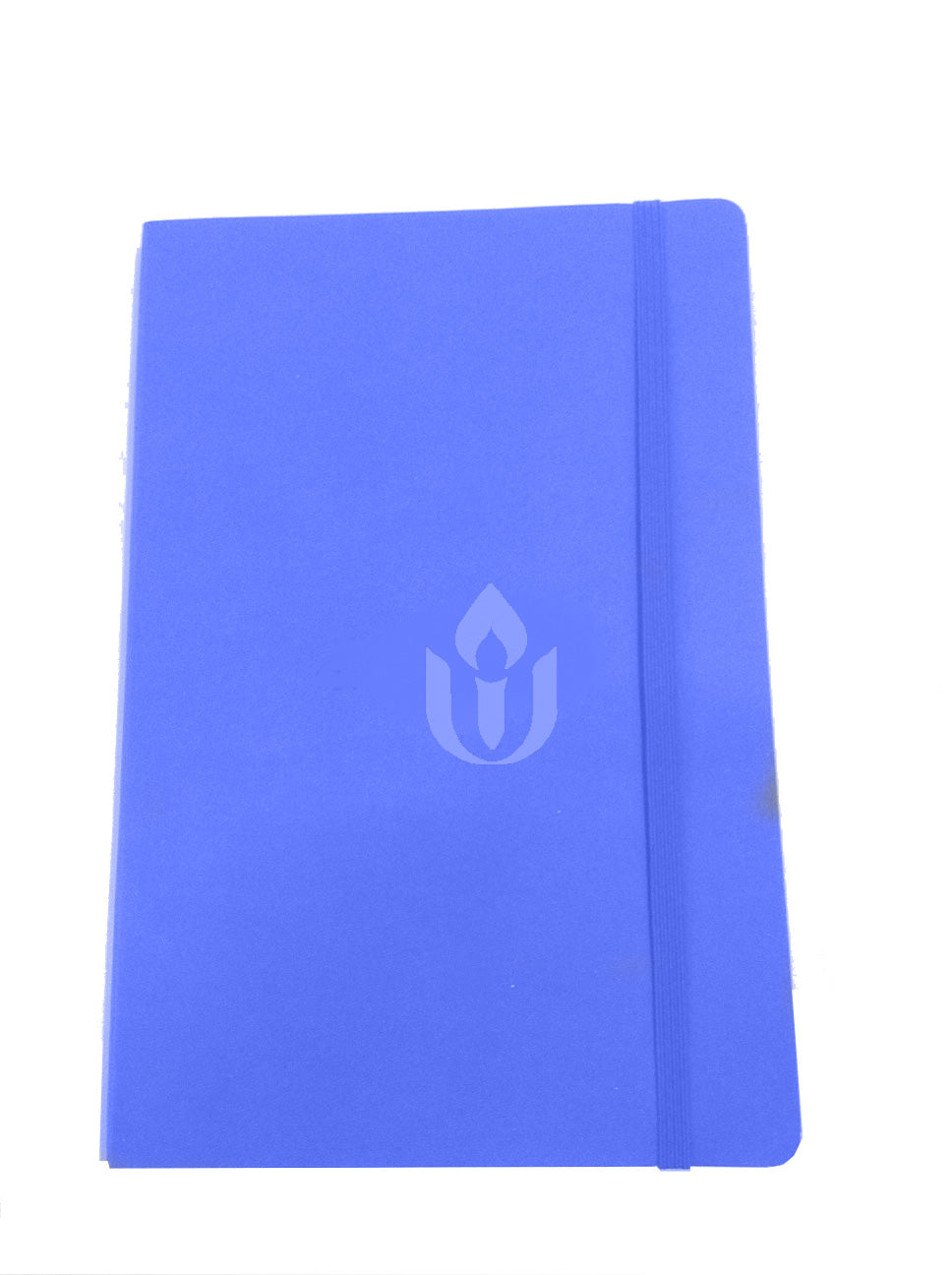 image of blue soft cover chalice journal
