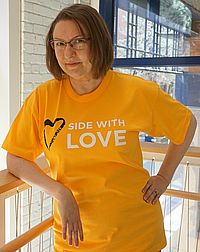 image for Side With Love adult T-Shirt