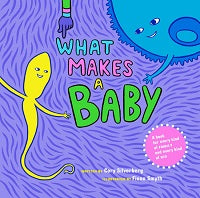 book cover for What Makes a Baby