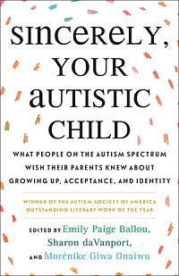 book cover for Sincerely, Your Autistic Child