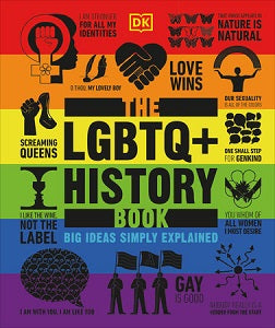 book cover for The LGBTQ+ History Book