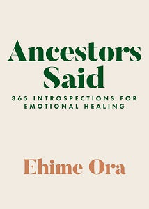 book cover for Ancestors Said