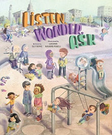 book cover for Listen, Wonder, Ask