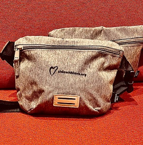 image of gray Side with Love Waist Pack