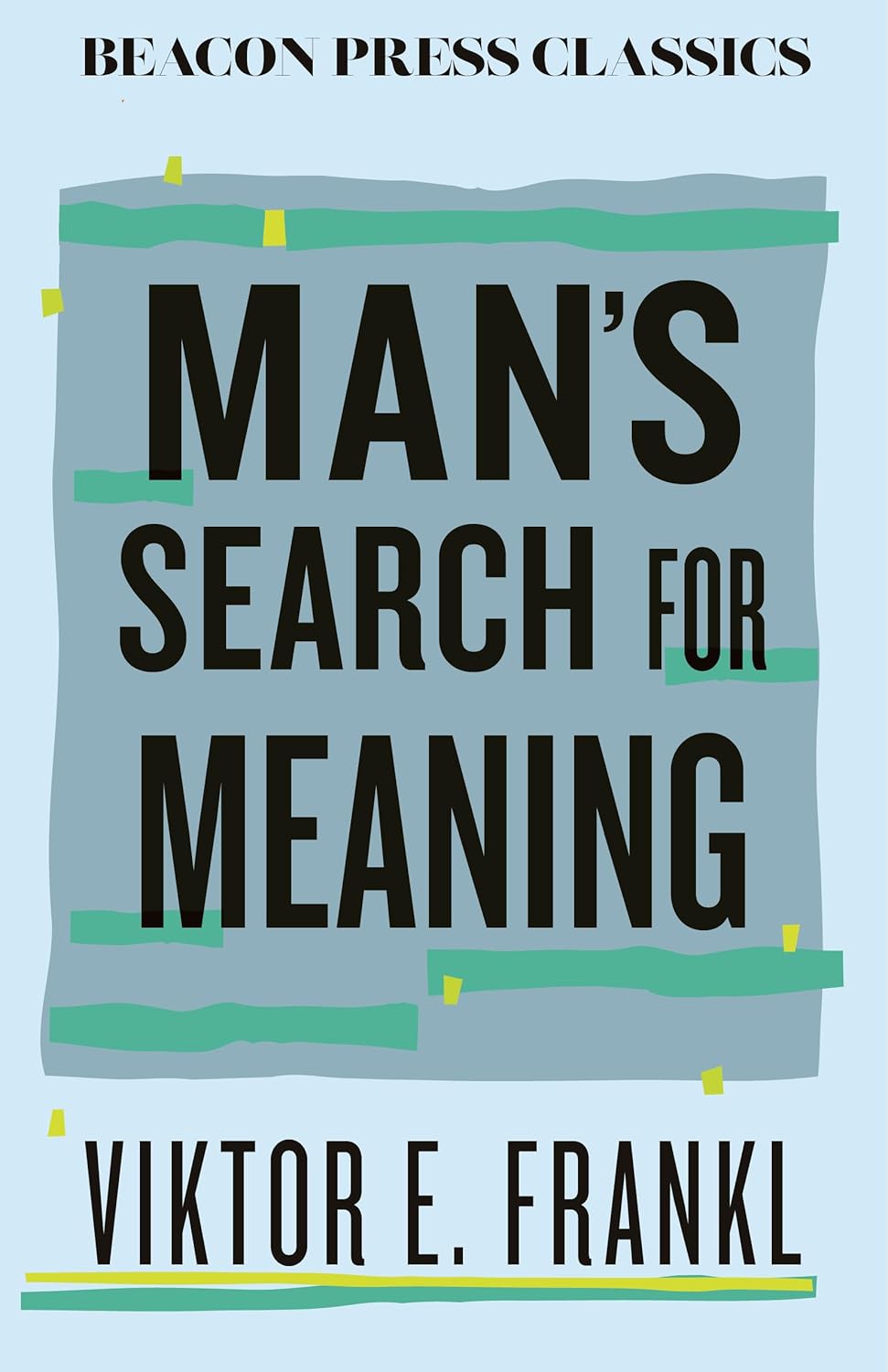 book cover for Man's Search for Meaning