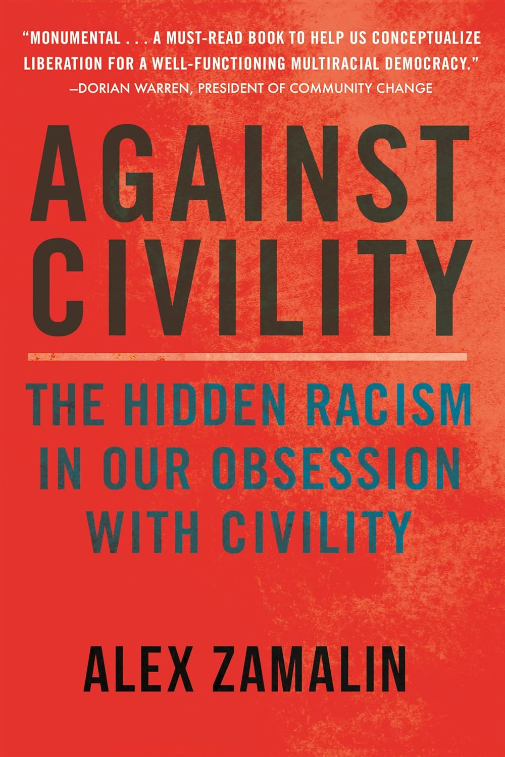 book cover for Against Civility