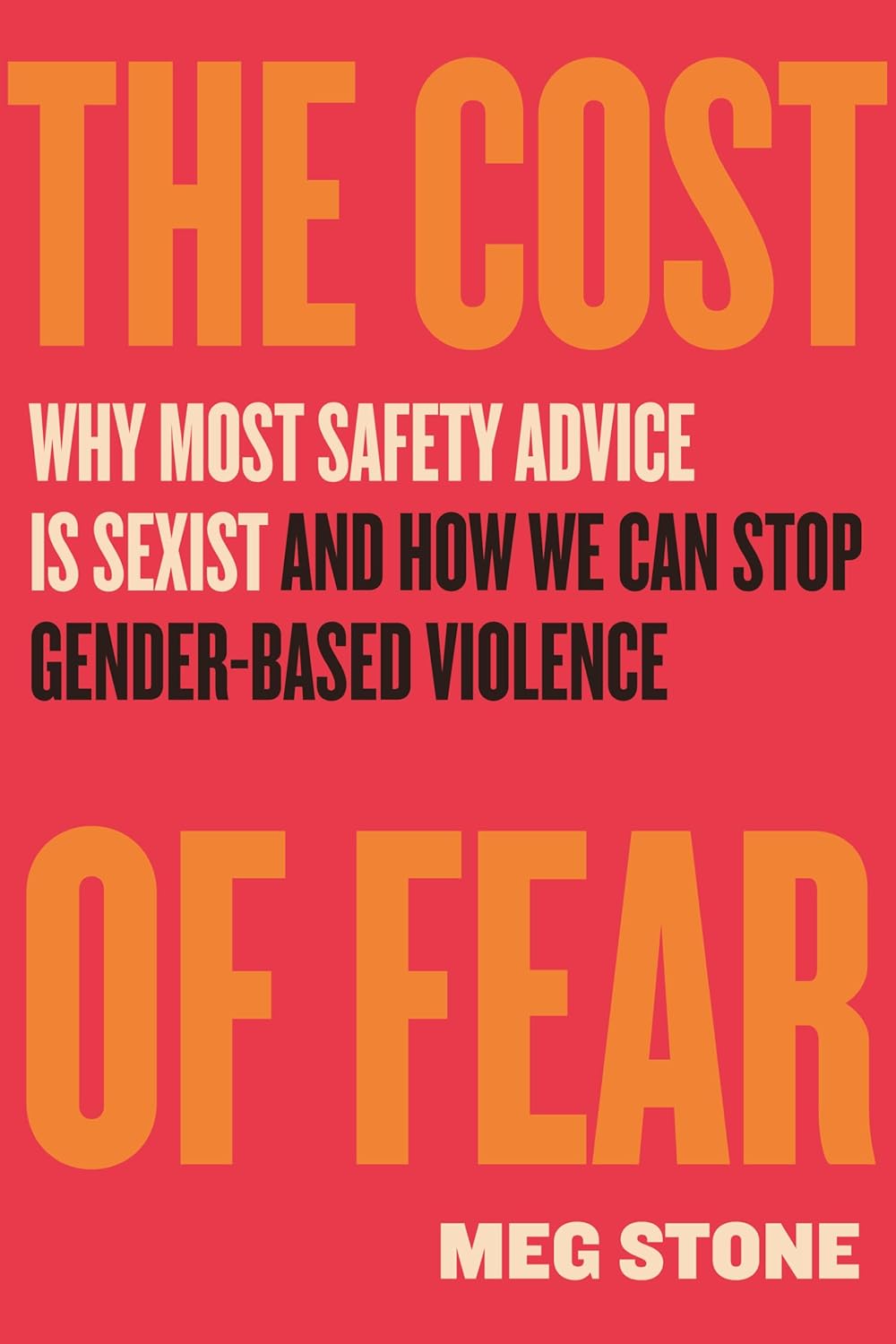 book cover for The Cost of Fear