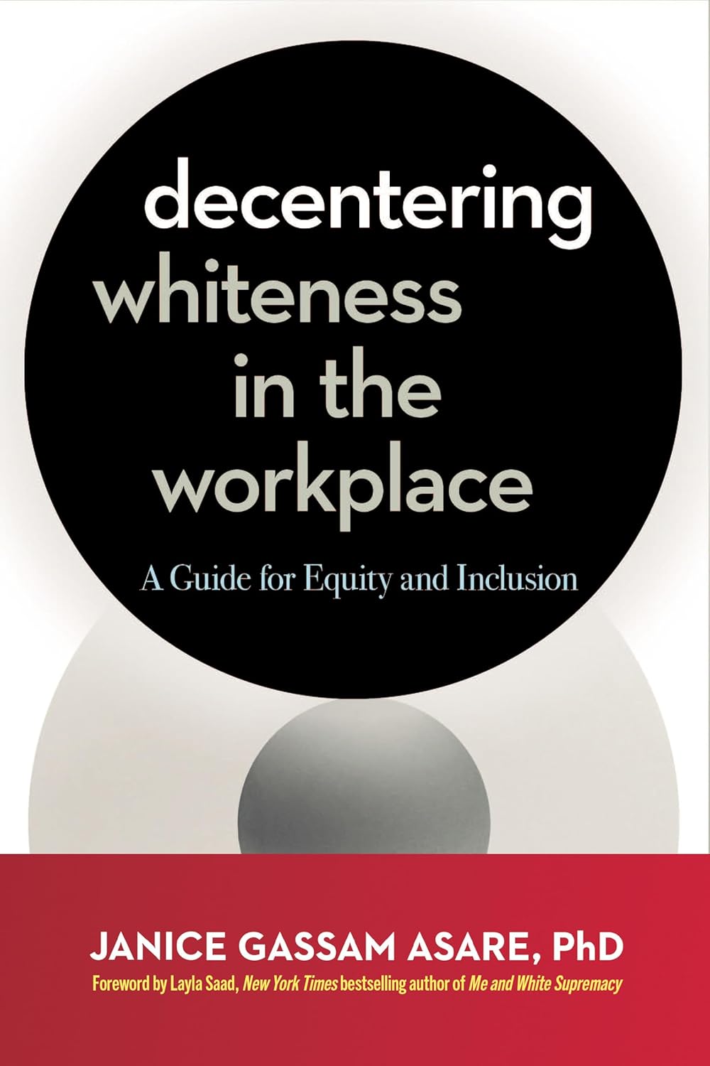 book cover for Decentering Whiteness in the Workplace