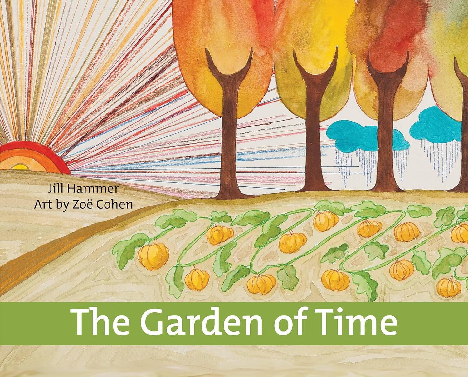 book cover for The Garden of Time