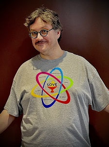 image of person wearing UU Shared Values T-Shirt