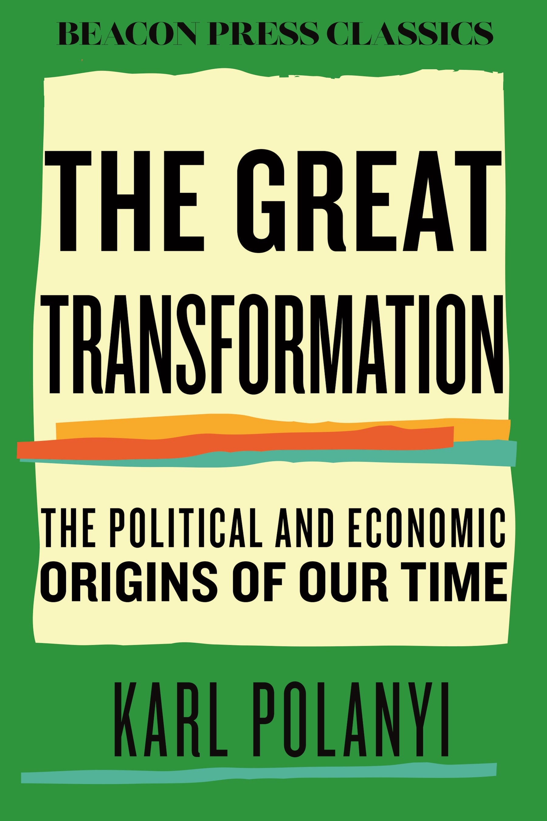 book cover for The Great Transformation