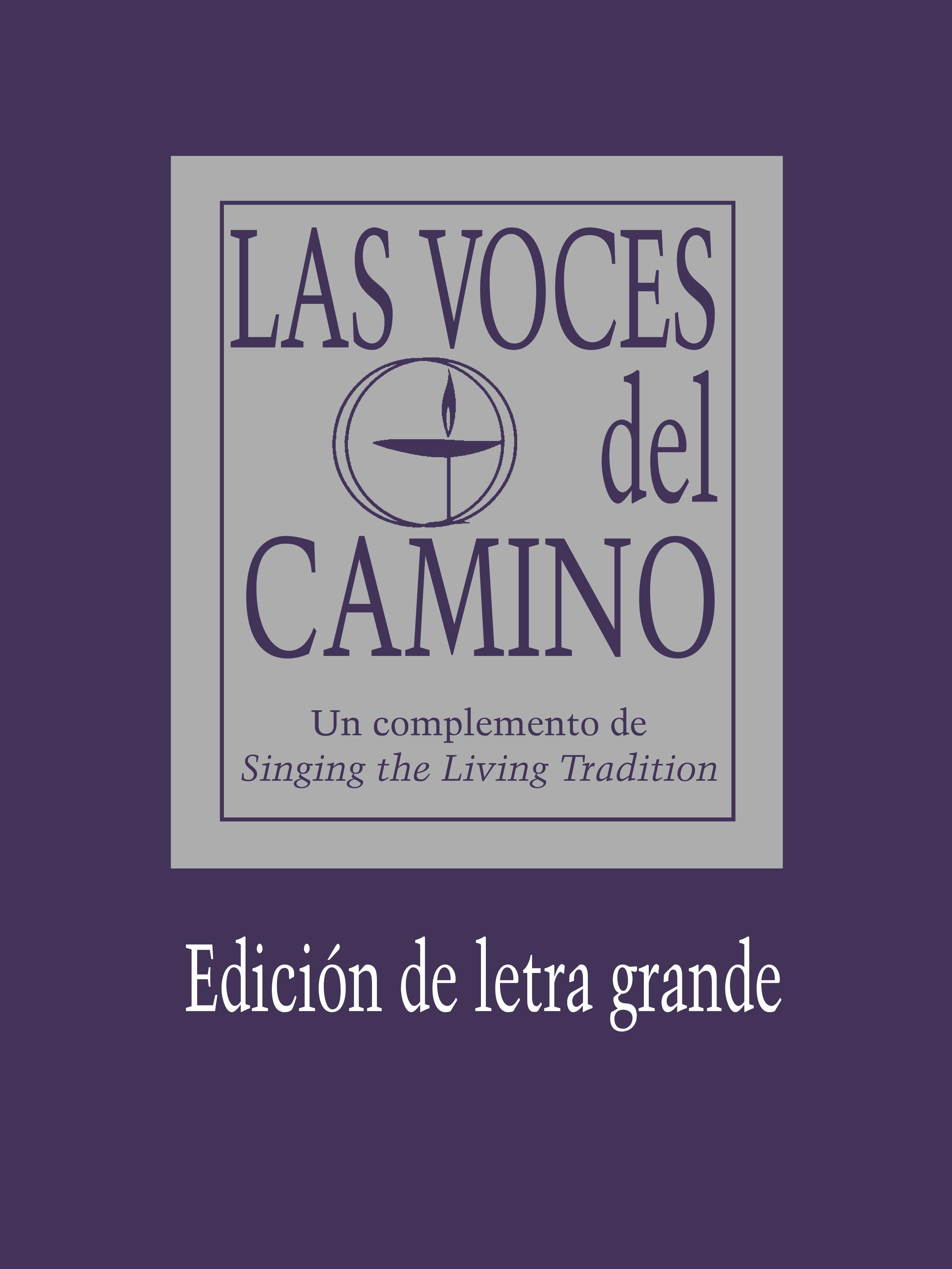 book cover for Las Voces del Camino - Large Print