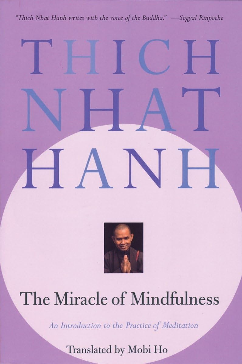book cover for The Miracle of Mindfulness