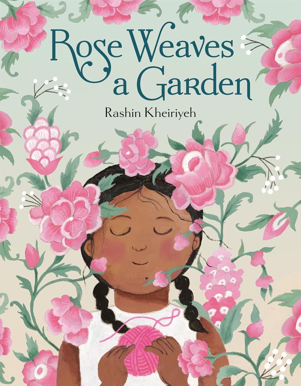 book cover for Rose Weaves a Garden