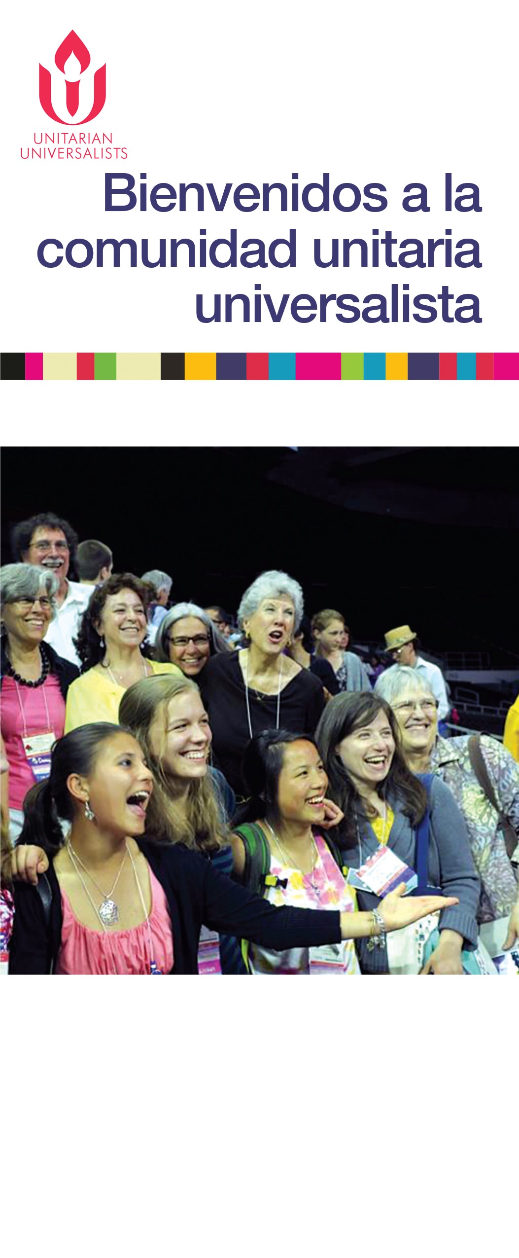 image of Bienvenidos a la comunidad unitaria universalista pamphlet