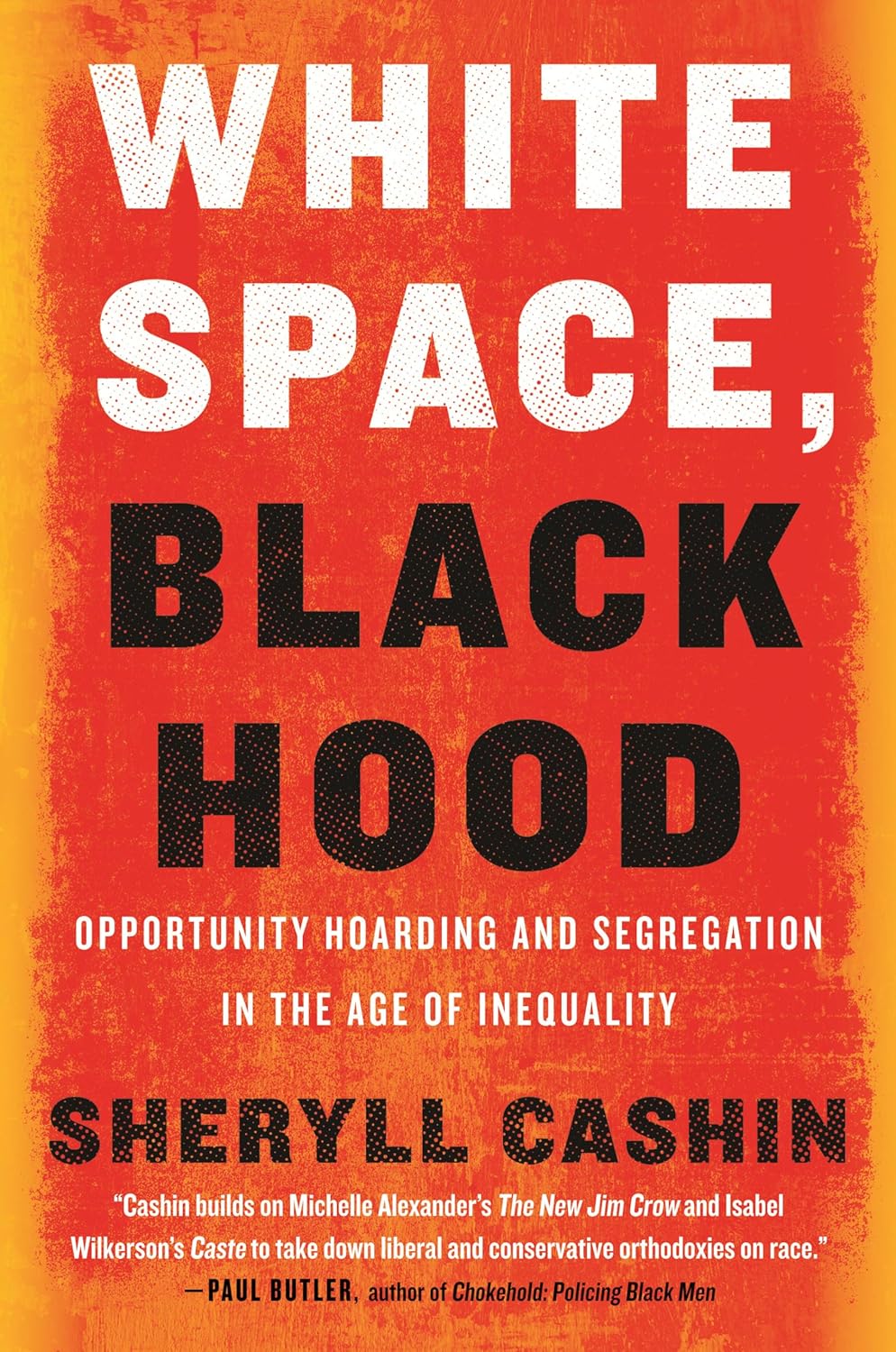 book cover for White Space, Black Hood
