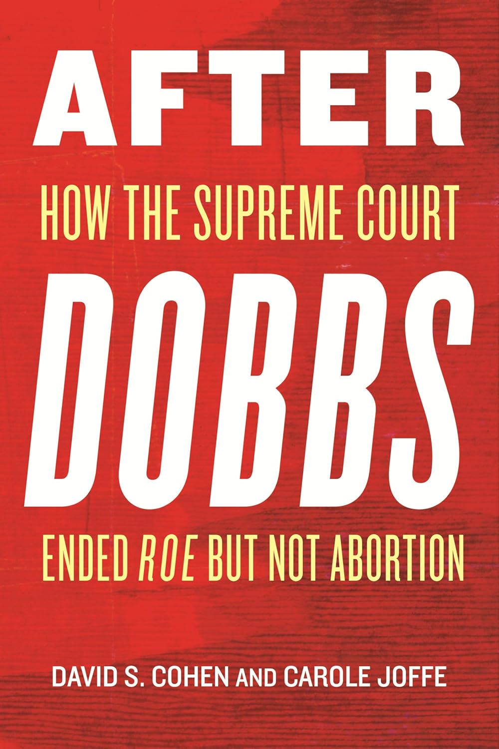 book cover for After Dobbs