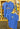 image of blue Every Body is Sacred T Shirt X Large, front and back
