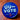 image of blue UU the Vote Enamel Pin 