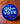image of blue UU the Vote Enamel Pin 