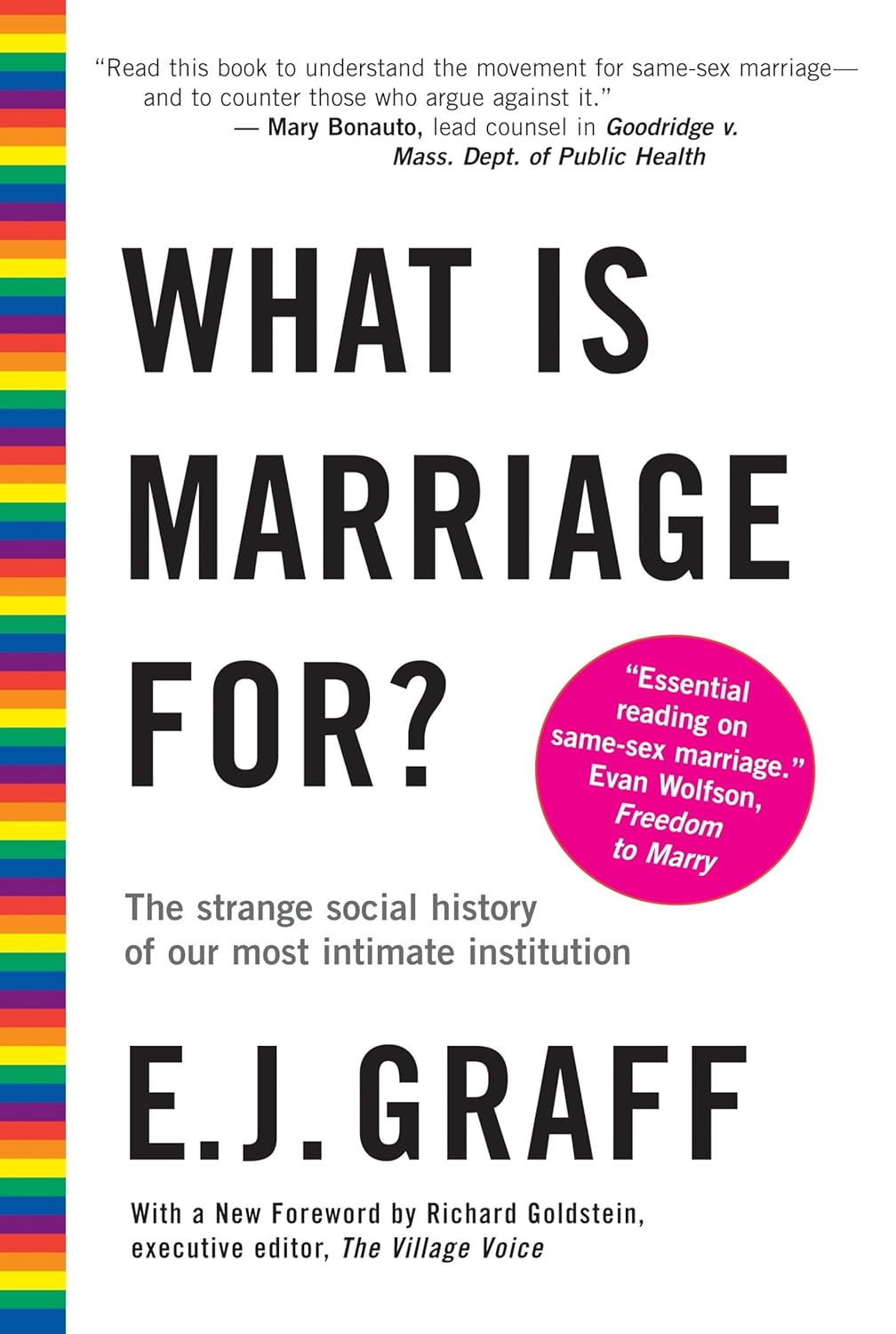 book cover for What Is Marriage For?