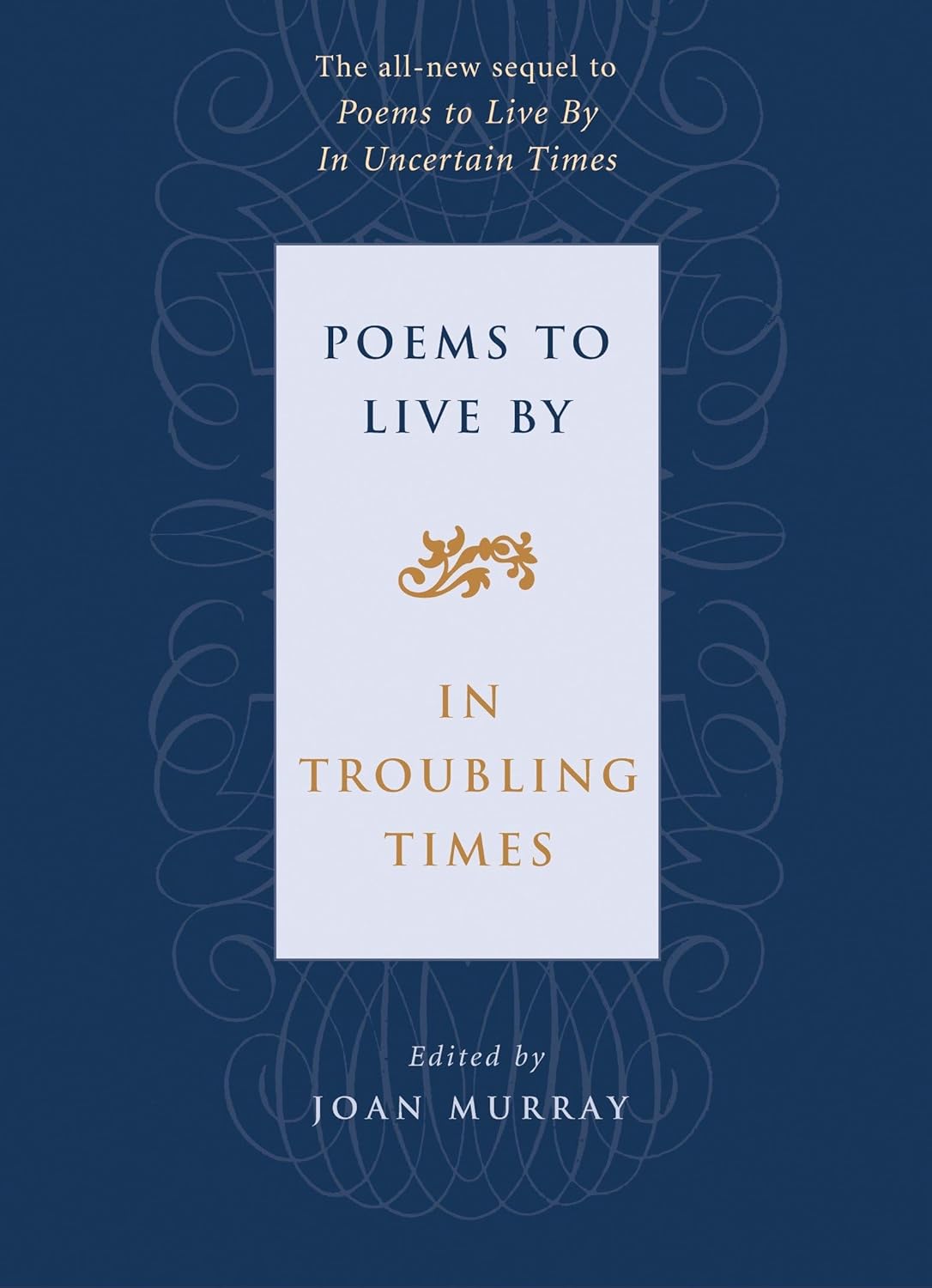 book cover for Poems to Live By in Troubling Times