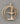 image of Double Circle Gold-Plated Chalice Pendant, 1"