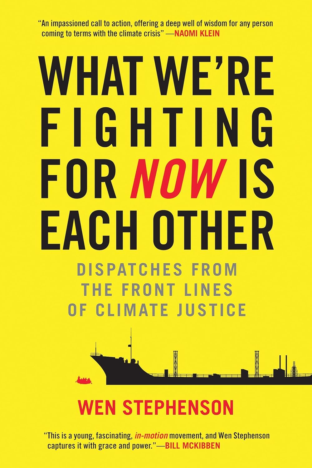 book cover for What We're Fighting For Now is Each Other