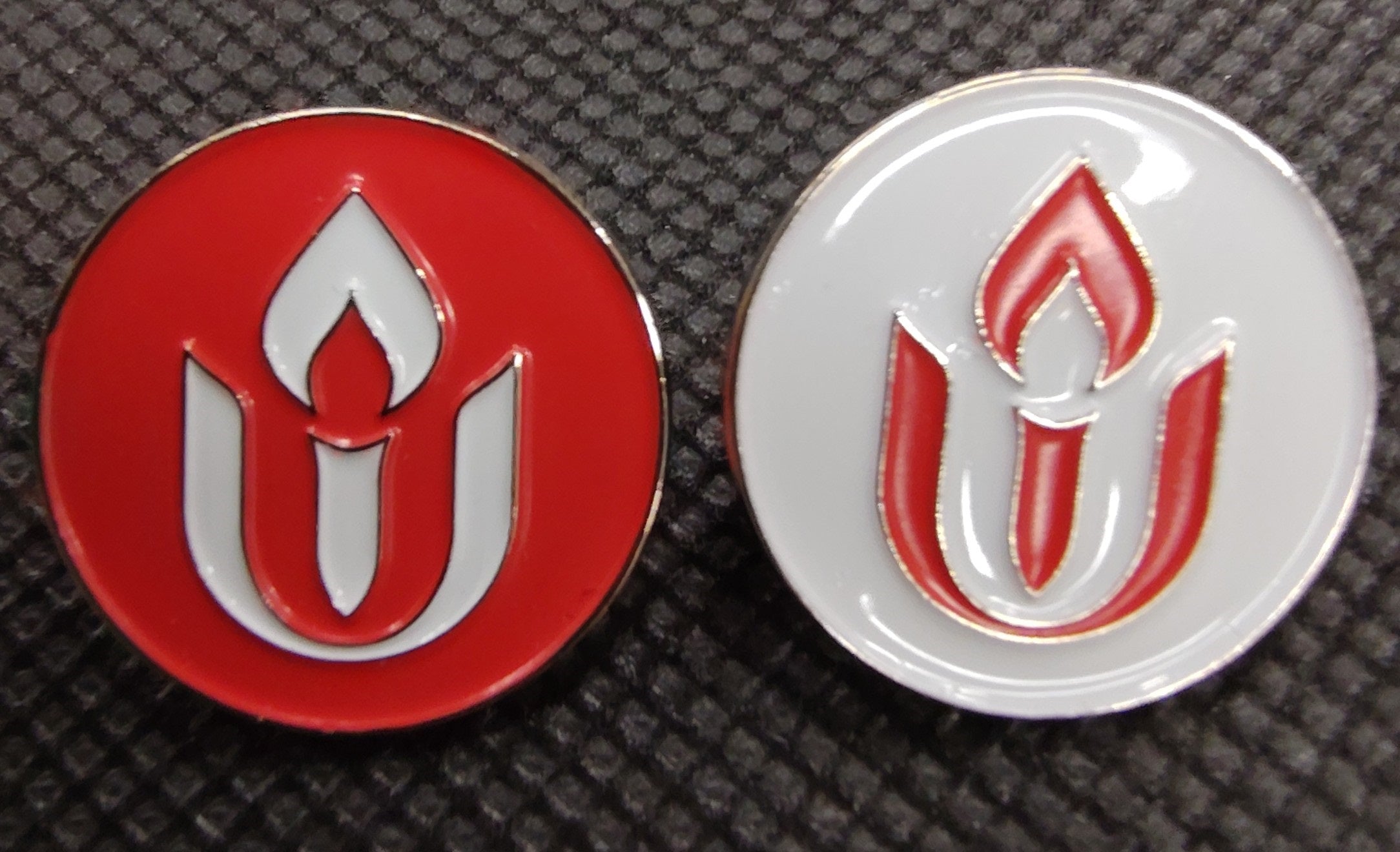 image of Chalice Lapel Pins in red and white