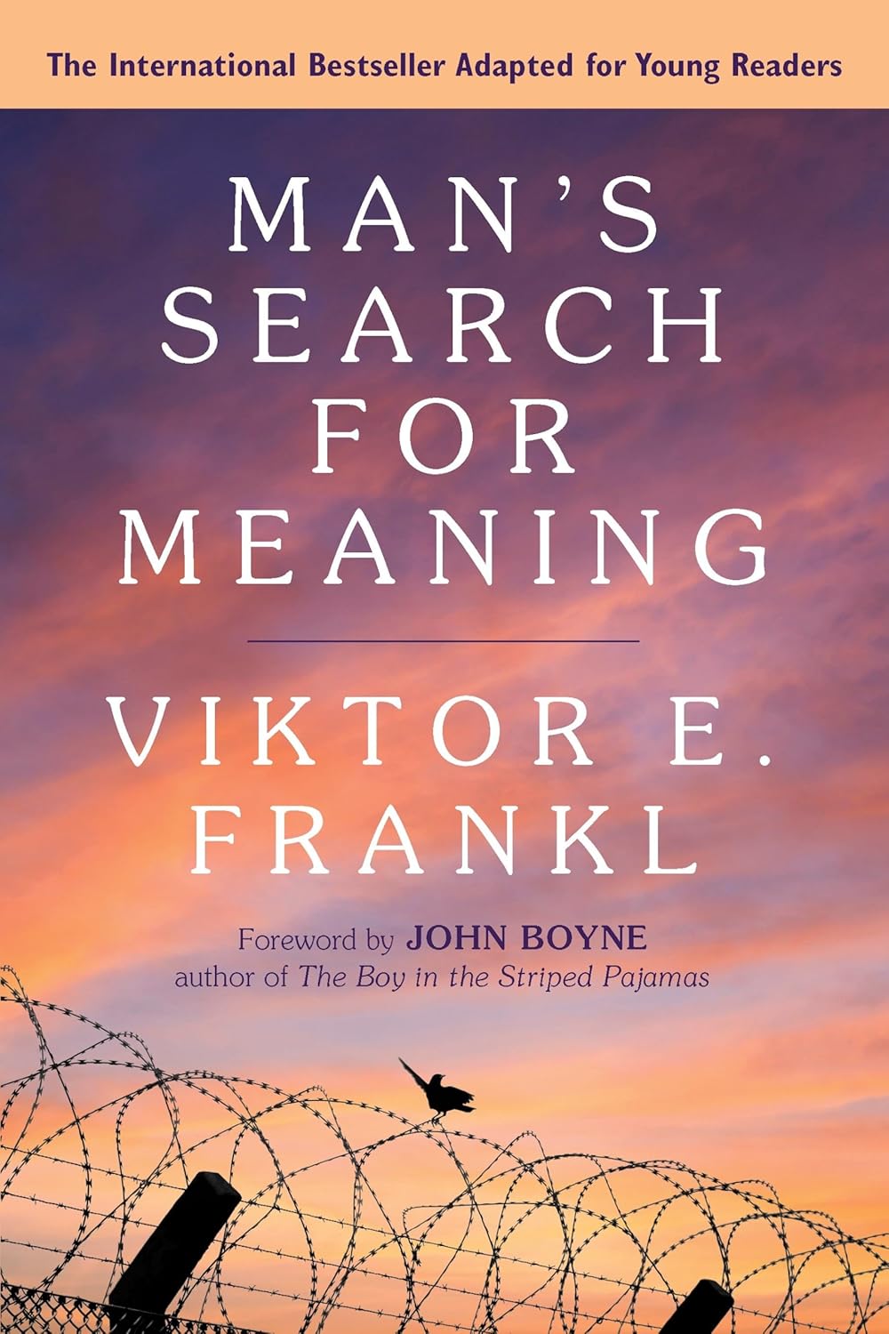 book cover for Man's Search for Meaning YA Edition
