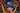 abstract woman figure with tree branch arms holding other figures with religious symbols 