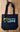 image of black Side With Love Canvas Tote Bag