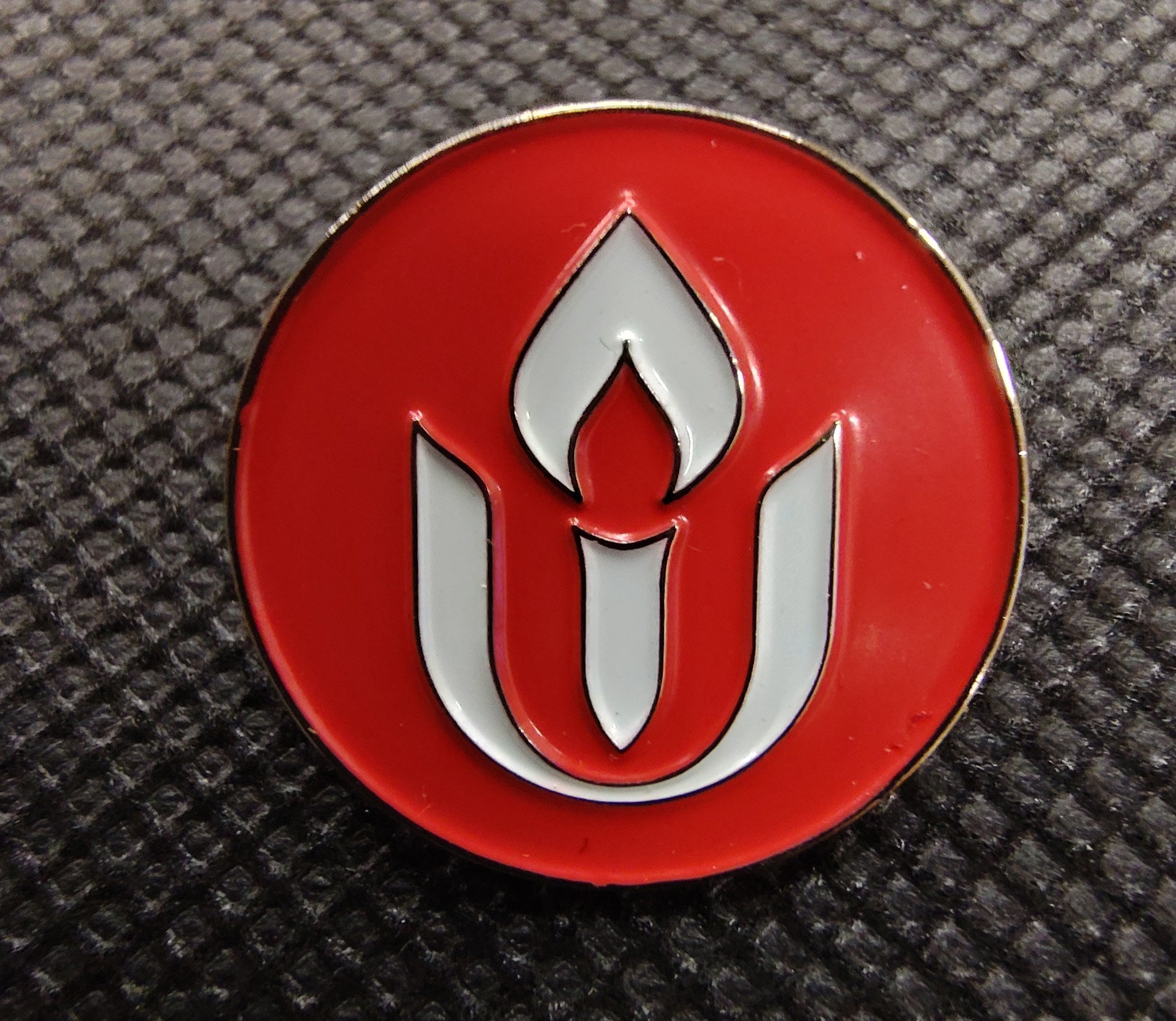 image of red Chalice Lapel Pin