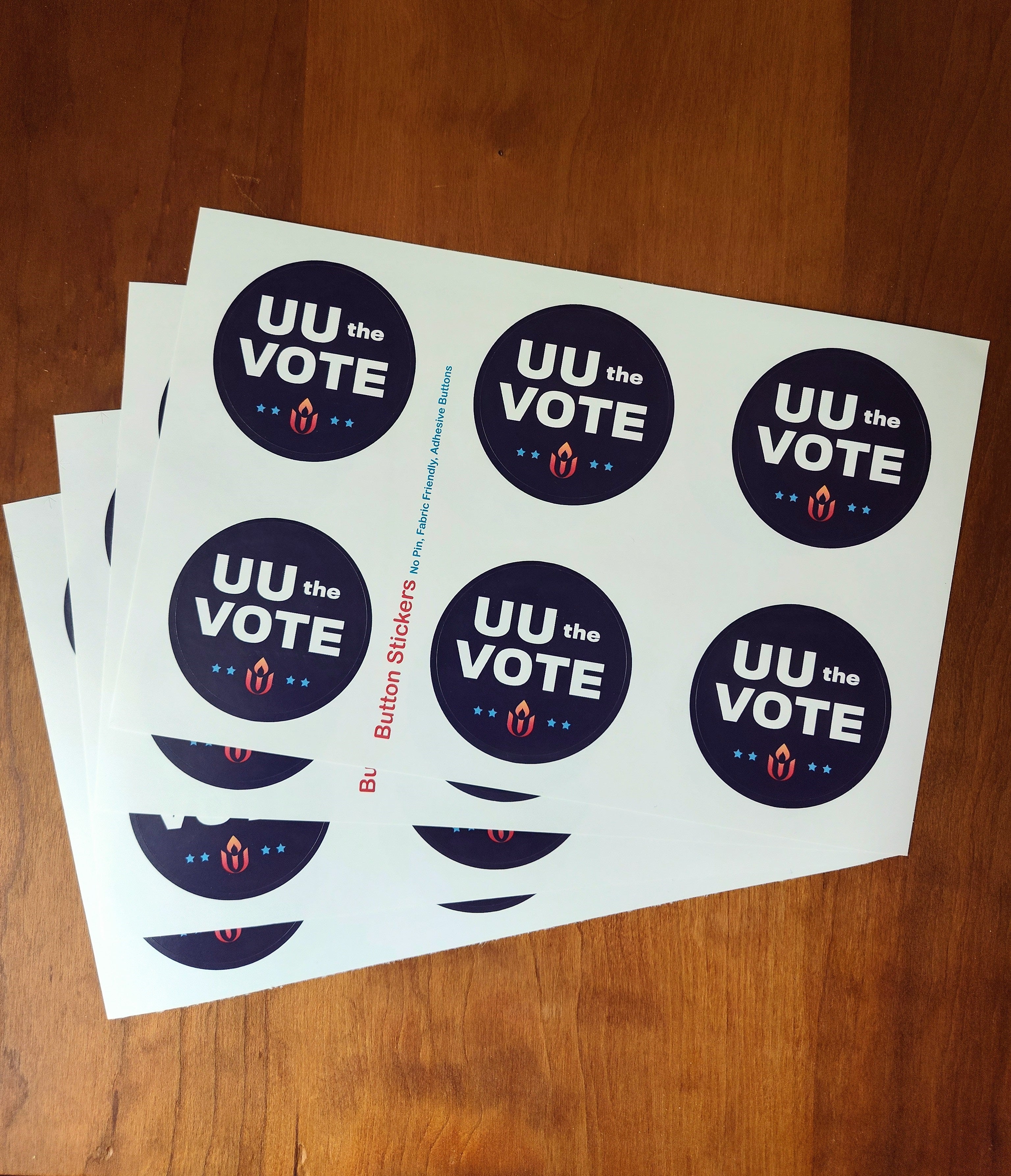 image of UU the Vote Stickers