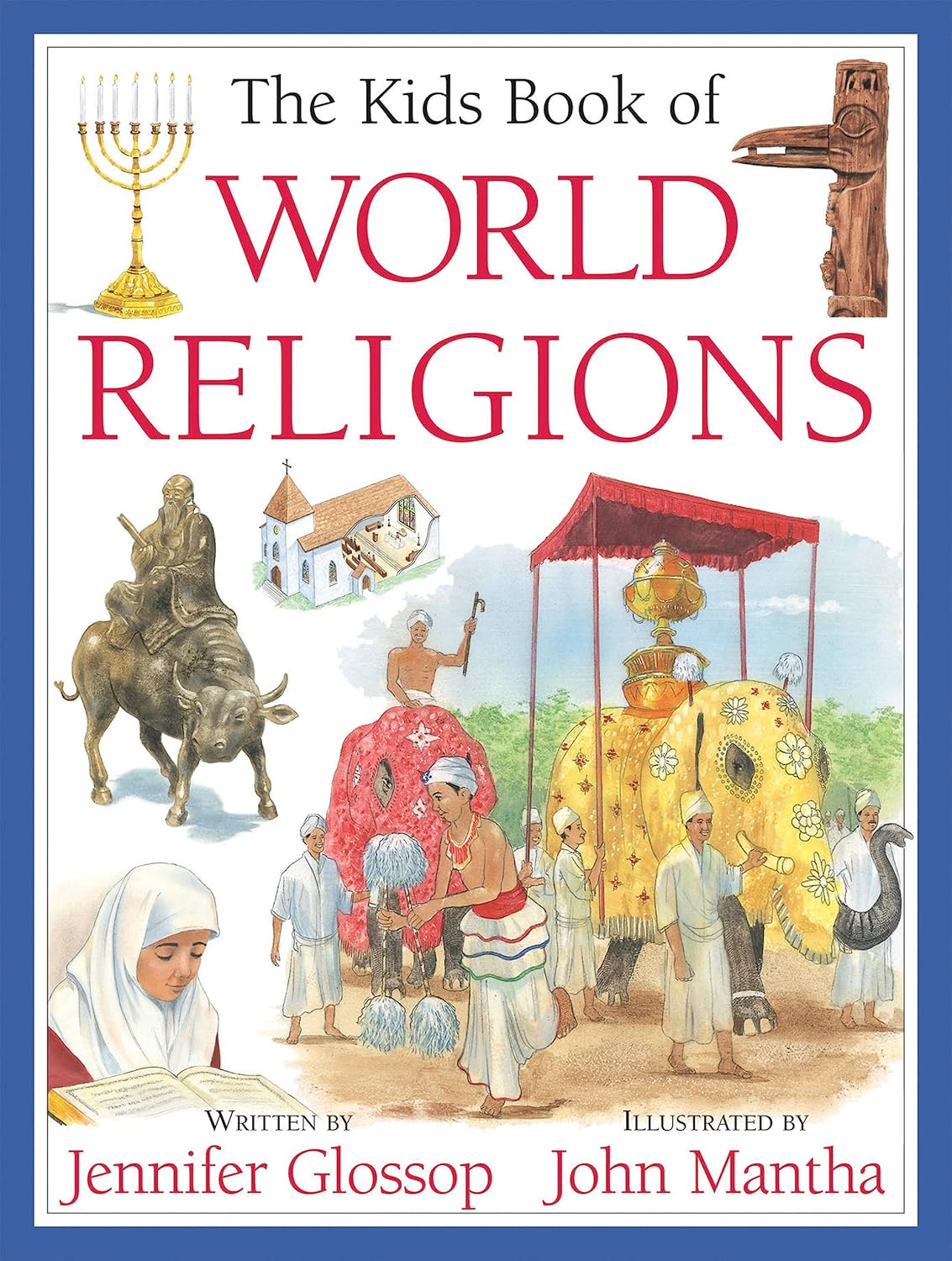 book cover for The Kids Book of World Religions