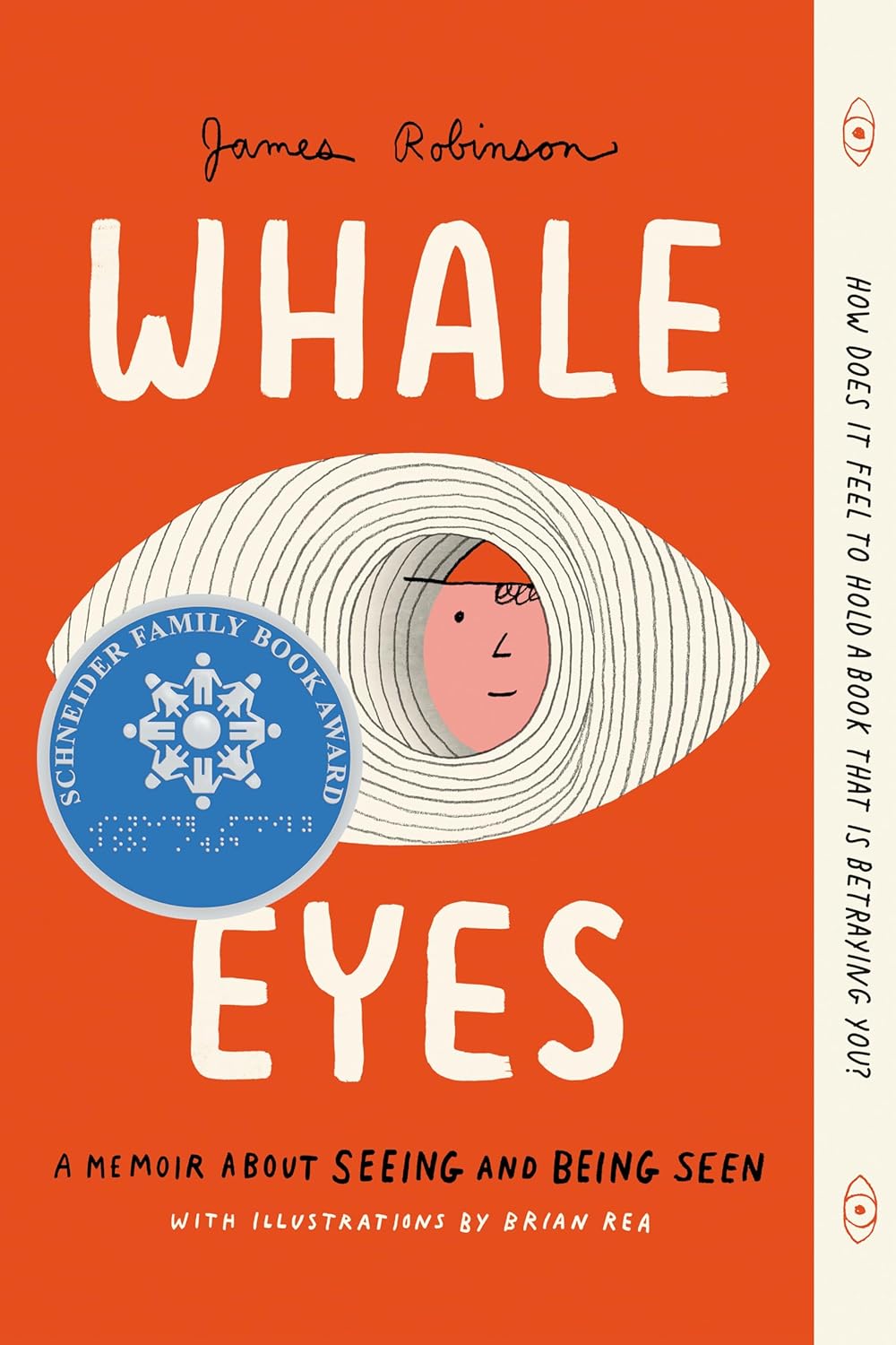 book cover of 'Whale Eyes: A Memoir About Seeing and Being Seen' by James Robinson