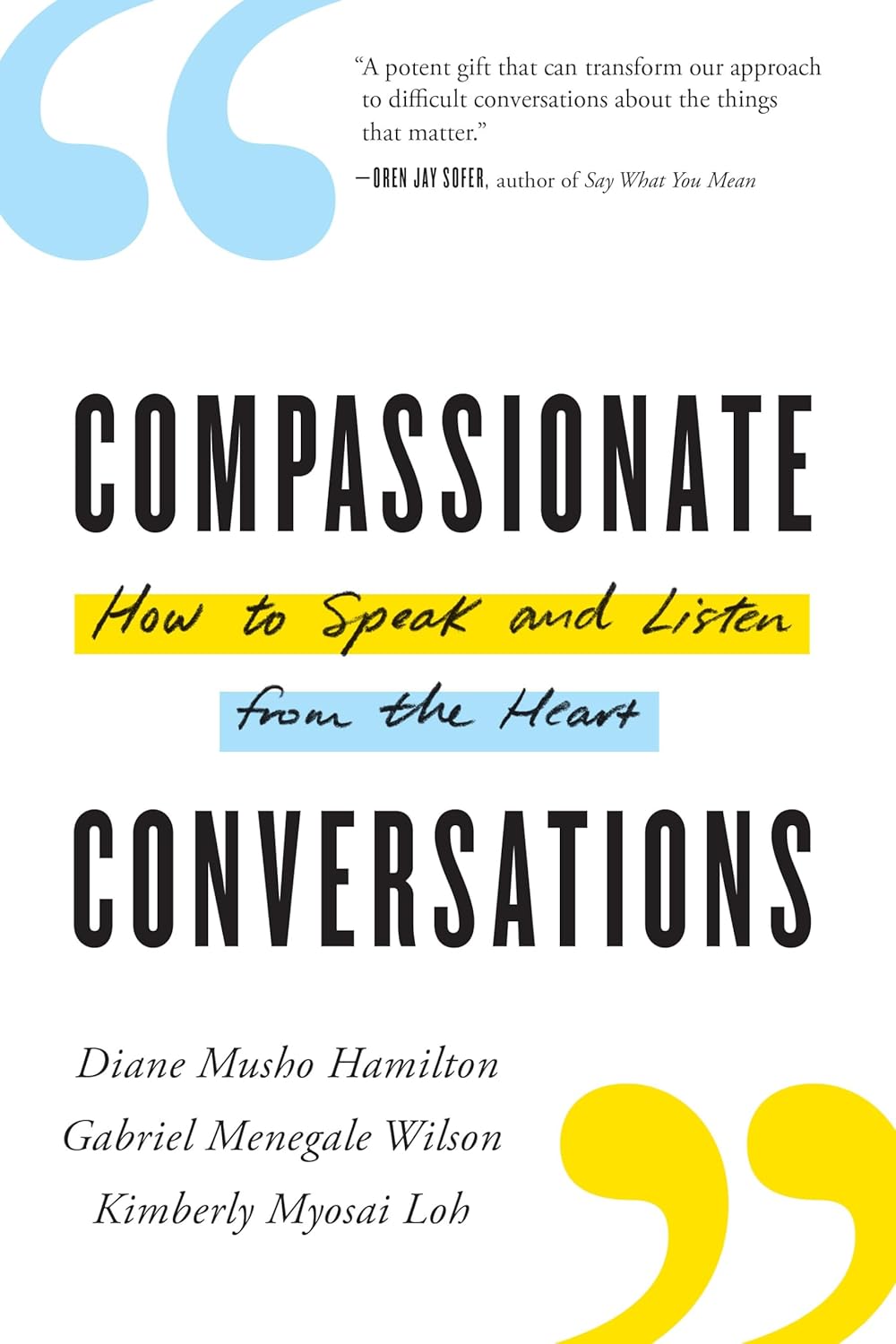 book cover for Compassionate Conversations